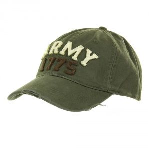 Кепка Baseball Cap Stone Washed Army 1775 Green