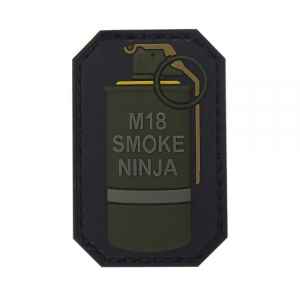 Патч 3D PVC M-18 smoke ninja v1 Black