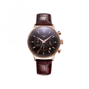 Часы Guanqin Gold-Black-Brown GQ001 CL