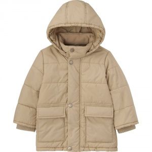 Куртка Uniqlo toddler body warm lite coat BIEGE