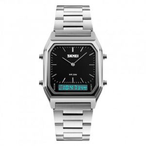 Часы Skmei 1220BOXSIBK Silver Black BOX