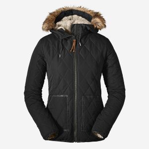 Куртка Eddie Bauer Womens Snowfurry Jacket Black