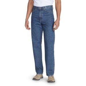 Джинсы Eddie Bauer Mens Traditional Fit Essential Jeans MED STONEWASH