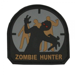 Патч PVC Zombie Hunter Gray