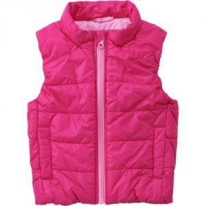 Жилетка Uniqlo toddler body warm lite full-zip vest Pink