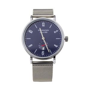 Часы Guanqin Silver-Blue-Silver GS19098 CS
