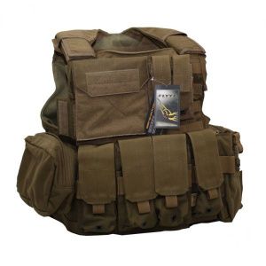 Бронежилет Flyye Force Recon Vest with Pouch Set Ver.Land Coyote Brown