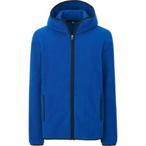 Кофта Uniqlo Men Fleece Full-Zip Hoodie BLUE