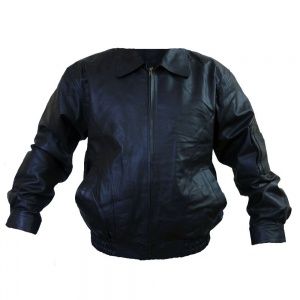 Куртка кожаная Rothco Marines Black