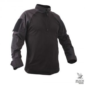 Рубашка Rothco 1/4 Zip Military Combat Shirt Black