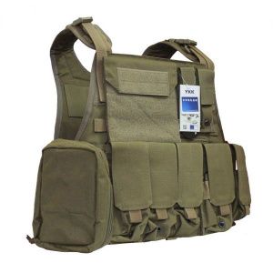 Бронежилет Flyye Molle Style PC Plate Carrier with Pouch Set Khaki