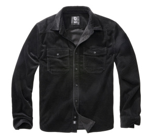 Рубашка Brandit Corduroy Classic Black