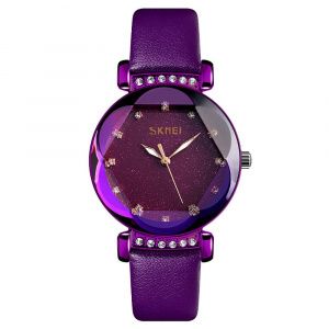 Часы Skmei 9188BOXLPL Purple Leather Belt BOX