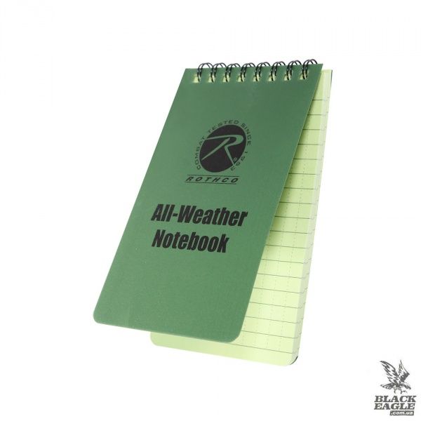Тактический всепогодный блокнот Rothco All Weather / Waterproof 3"x5" Notepad купить - Интернет-магазин BlackEagle (БлэкИгл)