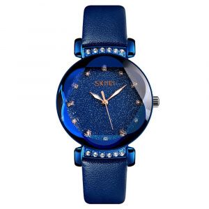 Часы Skmei 9188BOXLBL Blue Leather Belt BOX