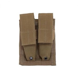 Подсумок Flyye Molle Double 9mm Mag Pouch Coyote brown
