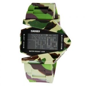 Часы Skmei 0817 Green Camouflage