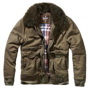 Куртка Brandit Perry Moleskin winterjacket OLIVE