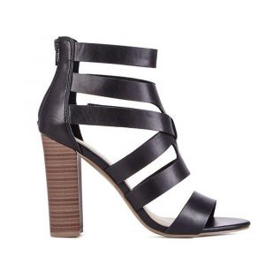 Босоножки JustFab Womens Ynez Black