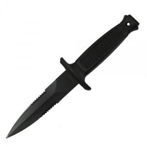 Нож MIL-TEC STIEFELMESSER MIT MEHRZWECKSCHEIDE Black