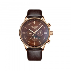 Часы Guanqin Gold-Brown-Brown GQ12003 CL