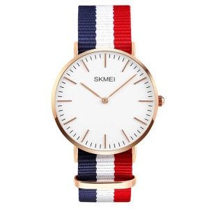 Часы Skmei 1181 Blue/White/Red Nylon BOX