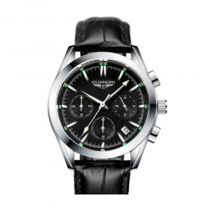 Часы Guanqin Silver-Black-Black GS19096 CL