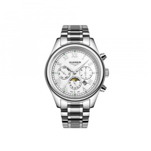 Часы Guanqin Silver-White-Silver GQ12001 CS