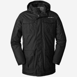 Куртка Eddie Bauer Men Rainfoil Fleece-Lined Parka Black