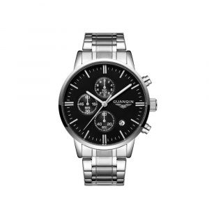 Часы Guanqin Silver-Black-Silver GQ12006-A CS