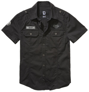 Рубашка Brandit Luis Vintage Shirt Black