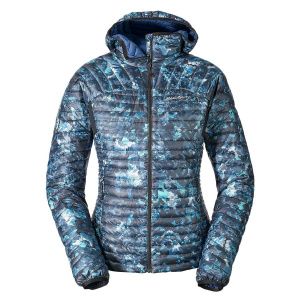 Куртка Eddie Bauer Womens MicroTherm StormDown Hooded Jacket SAPHIRE