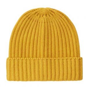 Шапка Uniqlo Heattech Knitted Yellow