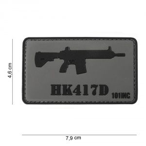 Патч 3D PVC HK417D