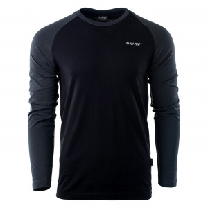 Футболка с длинным рукавом Hi-Tec Puro Ls BLACK/DK GRAY