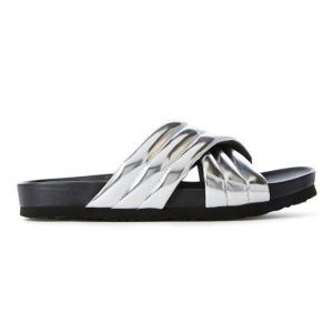 Шлепанцы JustFab Womens Jan Silver