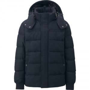 Куртка Uniqlo Men Stretch Wool Blended NAVY