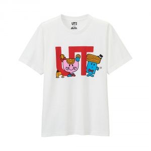 Футболка Uniqlo Men Mr.Men LittleMiss UT WHITE