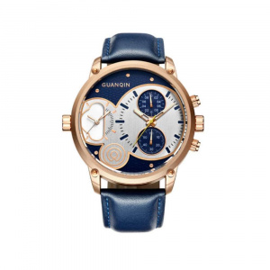 Часы Guanqin Gold-Blue-Blue GS19087 CL