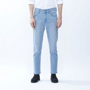 Джинсы Uniqlo Miracle Air Stretch Skinny Fit Tapered BLUE
