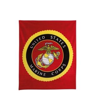 Одеяло Rothco Military Insignia Fleece Blanket USMC