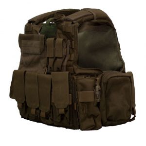 Бронежилет Flyye Force Recon Vest with Pouch Set Ver.MAR Coyote Brown