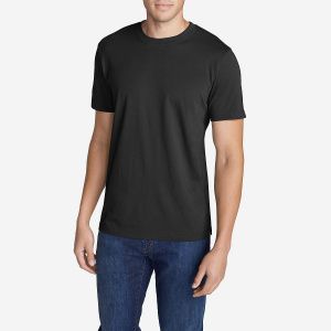 Футболка Eddie Bauer Men Legend Wash Slim Fit LONG BLACK