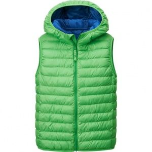 Жилетка Uniqlo kids light warm padded vest Green