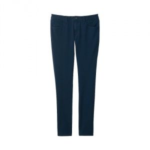 Джинсы Uniqlo Skinny Fit Tapered Color NAVY