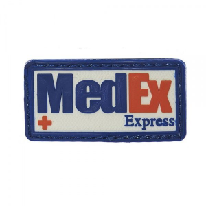Патч 3D PVC Medex Express Blue