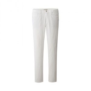 Джинсы Uniqlo Miracle Air Stretch Skinny Fit Tapered WHITE