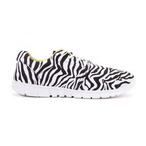 Кроссовки JustFab Womens Noani Zebra