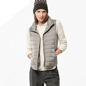 Куртка Uniqlo Women Ultra Light Down Hooded Gray