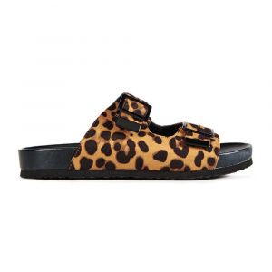 Шлепанцы JustFab Womens Loraleigh Leopard
